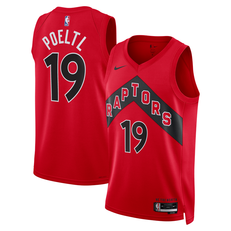 Jakob Poeltl Toronto Raptors Basketball Jersey, Red Swingman Sportswear Jersey Shirt, Sleeveless Athletic Tank Jersey, Casual Gift for Men