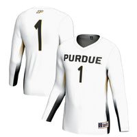 Purdue Boilermakers Volleyball Jersey, White Lightweight Sportswear Jersey Shirt, Lightweight Breathable Athletic Jersey, Casual Gift for Men