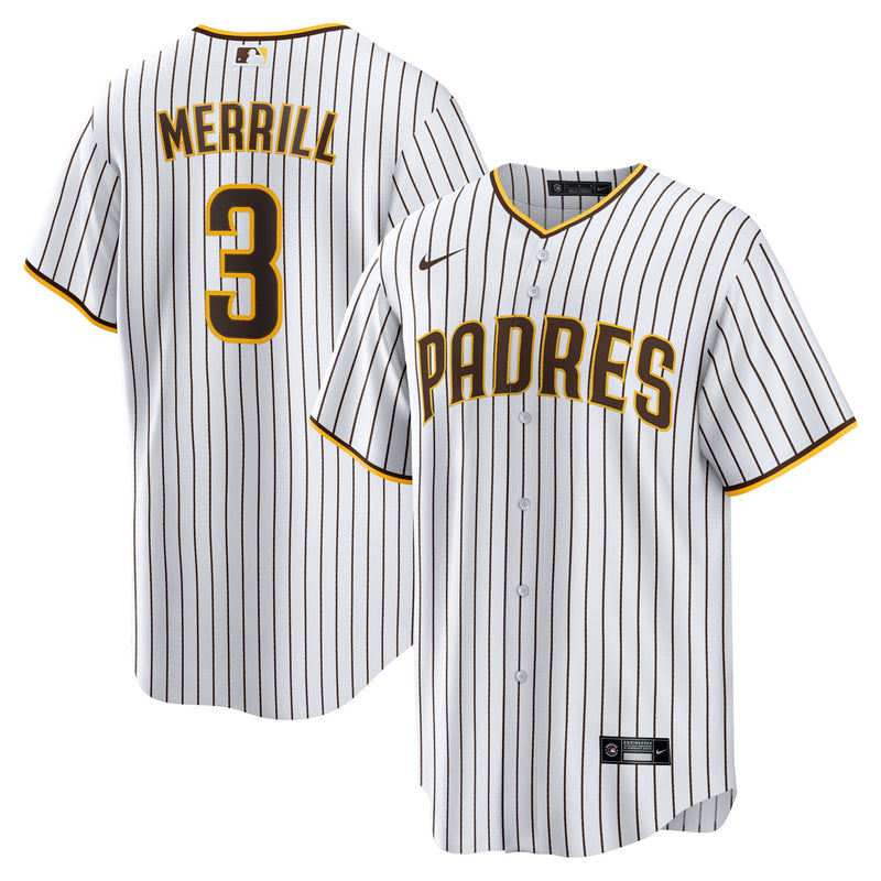 Jackson Merrill San Diego Padres Baseball Jersey, Sportswear Jersey Shirt, Lightweight Athletic Jersey, Casual Gift for Men, Style 201454312