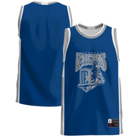 SUNY Geneseo Knights Basketball Jersey, Blue Lightweight Sportswear Jersey Shirt, Sleeveless Athletic Tank Jersey, Casual Gift for Men