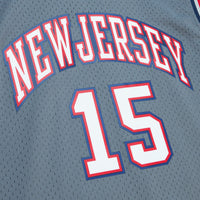 New Jersey Nets Basketball Jersey, Grey Authentic Alternate Sportswear Jersey Shirt, Sleeveless Athletic Tank Jersey, Casual Gift for Men
