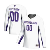 Northwestern Wildcats Volleyball Jersey, White Lightweight Sportswear Jersey Shirt, Lightweight Breathable Athletic Jersey, Casual Gift for Men