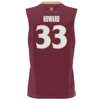 Florida State Seminoles Basketball Jersey, Garnet Sportswear Jersey Shirt, Sleeveless Athletic Tank Jersey, Casual Gift for Men, Style 200402969