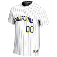 Cal Bears Softball Jersey, White Sportswear Jersey Shirt, Lightweight Breathable Athletic Jersey, Casual Gift for Men, Style 200116296