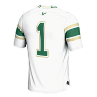 South Florida Bulls Football Jersey, White Sportswear Jersey Shirt, Lightweight Breathable Athletic Jersey, Casual Gift for Men