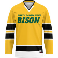 NDSU Bison Hockey Jersey, Green Sportswear Jersey Shirt, Long Sleeve Hockey Sweater Jersey, Casual Gift for Men