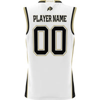 Colorado Buffaloes Basketball Jersey, White Lightweight Sportswear Jersey Shirt, Sleeveless Athletic Tank Jersey, Casual Gift for Men