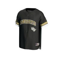 UCF Knights Baseball Jersey, Black Sportswear Jersey Shirt, Lightweight Breathable Athletic Jersey, Casual Gift for Men