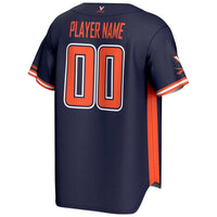 Virginia Cavaliers Baseball Jersey, Navy Sportswear Jersey Shirt, Lightweight Breathable Athletic Jersey, Casual Gift for Men, Style 200097242