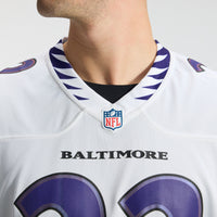 Derrick Henry Baltimore Ravens Football Jersey, White Game Sportswear Jersey Shirt, Lightweight Breathable Athletic Jersey, Casual Gift for Men
