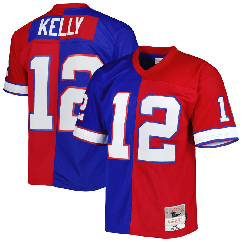Jim Kelly Buffalo Bills Football Jersey, Royal Red Replica Sportswear Jersey Shirt, Lightweight Breathable Athletic Jersey, Casual Gift for Men