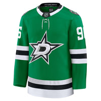 Mikko Rantanen Dallas Stars Hockey Jersey, Green Premium Home Sportswear Jersey Shirt, Long Sleeve Hockey Sweater Jersey, Casual Gift for Men
