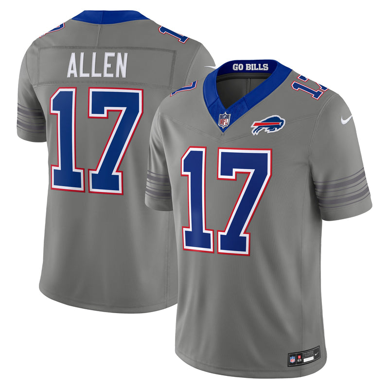 Josh Allen Buffalo Bills Football Jersey, Gray Limited Sportswear Jersey Shirt, Lightweight Breathable Athletic Jersey, Casual Gift for Men