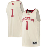 Indiana Hoosiers Basketball Jersey, Cream Swingman Sportswear Jersey Shirt, Sleeveless Athletic Tank Jersey, Casual Gift for Men