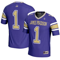 James Madison Dukes Football Jersey, Purple Sportswear Jersey Shirt, Lightweight Breathable Athletic Jersey, Casual Gift for Men, Style 5182332