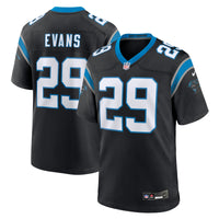 Akayleb Evans Carolina Panthers Football Jersey, Black Game Sportswear Jersey Shirt, Lightweight Breathable Athletic Jersey, Casual Gift for Men