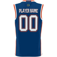 Florida Gators Basketball Jersey, Royal Sportswear Jersey Shirt, Sleeveless Athletic Tank Jersey, Casual Gift for Men, Style 200992649