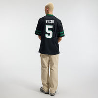 Garrett Wilson New York Jets Football Jersey, Black Game Sportswear Jersey Shirt, Lightweight Breathable Athletic Jersey, Casual Gift for Men