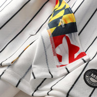 Maryland Terrapins Baseball Jersey, White Replica Sportswear Jersey Shirt, Lightweight Breathable Athletic Jersey, Casual Gift for Men