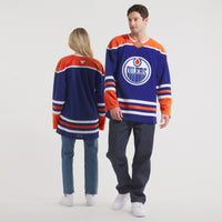 Edmonton Oilers Hockey Jersey, Royal Premium Sportswear Jersey Shirt, Long Sleeve Hockey Sweater Jersey, Casual Gift for Men, Style 202015690