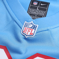 Tennessee Titans Football Jersey, Light Blue Game Throwback Sportswear Jersey Shirt, Lightweight Breathable Athletic Jersey, Casual Gift for Men