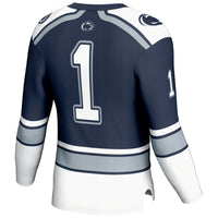 Penn State Nittany Lions Hockey Jersey, Navy Sportswear Jersey Shirt, Long Sleeve Hockey Sweater Jersey, Casual Gift for Men, Style 200060818