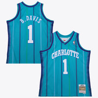 Charlotte Hornets Basketball Jersey, Teal Authentic Swingman Sportswear Jersey Shirt, Sleeveless Athletic Tank Jersey, Casual Gift for Men