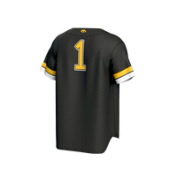 Iowa Hawkeyes Baseball Jersey, Black Fashion Lightweight Sportswear Jersey Shirt, Lightweight Breathable Athletic Jersey, Casual Gift for Men