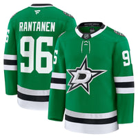 Mikko Rantanen Dallas Stars Hockey Jersey, Green Premium Home Sportswear Jersey Shirt, Long Sleeve Hockey Sweater Jersey, Casual Gift for Men