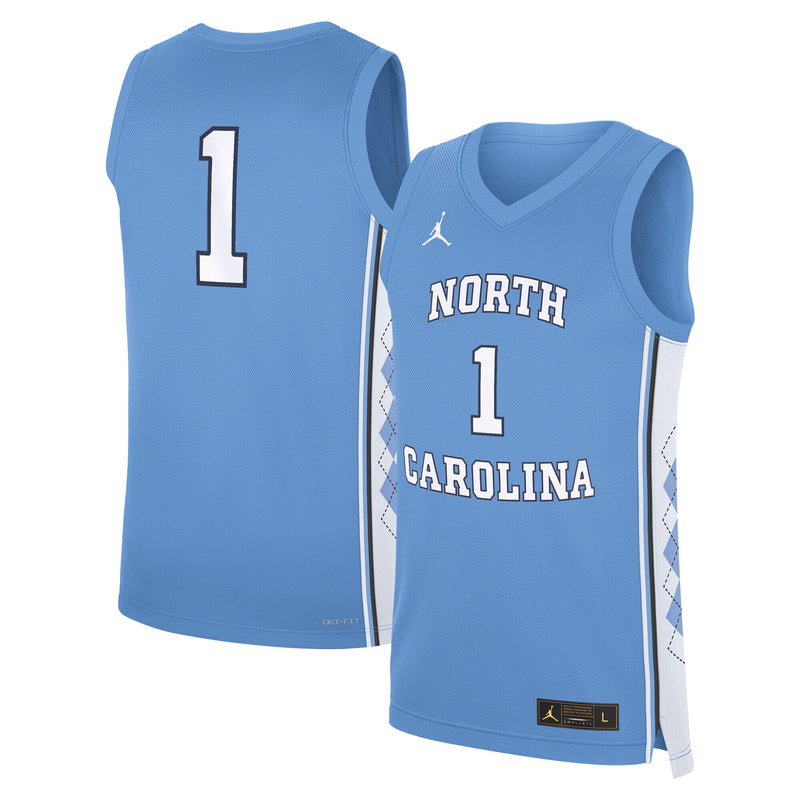 North Carolina Tar Heels Basketball Jersey, Blue Sportswear Jersey Shirt, Sleeveless Athletic Tank Jersey, Casual Gift for Men, Style 201169604