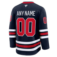 Winnipeg Jets Hockey Jersey, Navy Premium Sportswear Jersey Shirt, Long Sleeve Hockey Sweater Jersey, Casual Gift for Men, Style 202055742