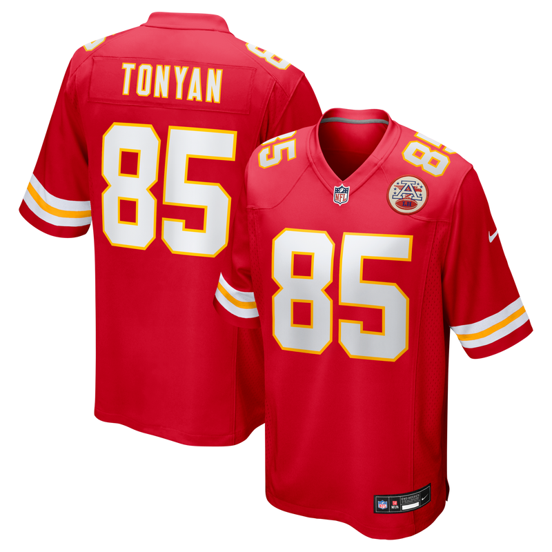 Robert Tonyan Kansas City Chiefs Football Jersey, Red Game Sportswear Jersey Shirt, Lightweight Breathable Athletic Jersey, Casual Gift for Men