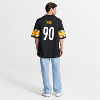 T.J. Watt Pittsburgh Steelers Football Jersey, Sportswear Jersey Shirt, Lightweight Athletic Jersey, Casual Gift for Men, Style 202261310