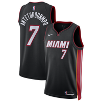 Giannis Antetokounmpo Miami Heat Basketball Jersey, Black Swingman Sportswear Jersey Shirt, Sleeveless Athletic Tank Jersey, Casual Gift for Men
