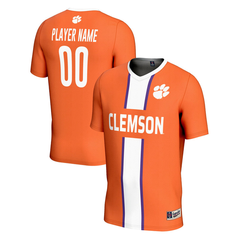 Clemson Tigers Soccer Jersey, Orange Sportswear Jersey Shirt, Lightweight Breathable Athletic Jersey, Casual Gift for Men, Style 200665411