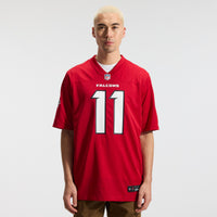 Jalon Walker Atlanta Falcons Football Jersey, Red Game Sportswear Jersey Shirt, Lightweight Breathable Athletic Jersey, Casual Gift for Men
