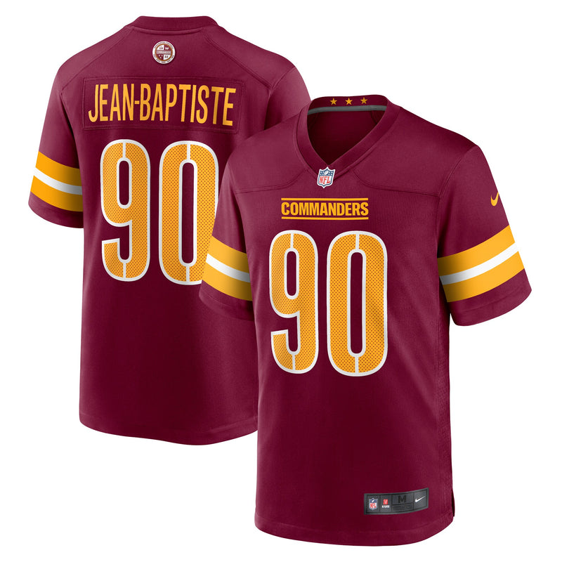 Javontae Jean-Baptiste Washington Commanders Football Jersey, Sportswear Jersey Shirt, Lightweight Athletic Jersey, Casual Gift for Men