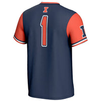 Illinois Fighting Illini Softball Jersey, Sportswear Jersey Shirt, Lightweight Breathable Athletic Jersey, Casual Gift for Men, Style 200146409