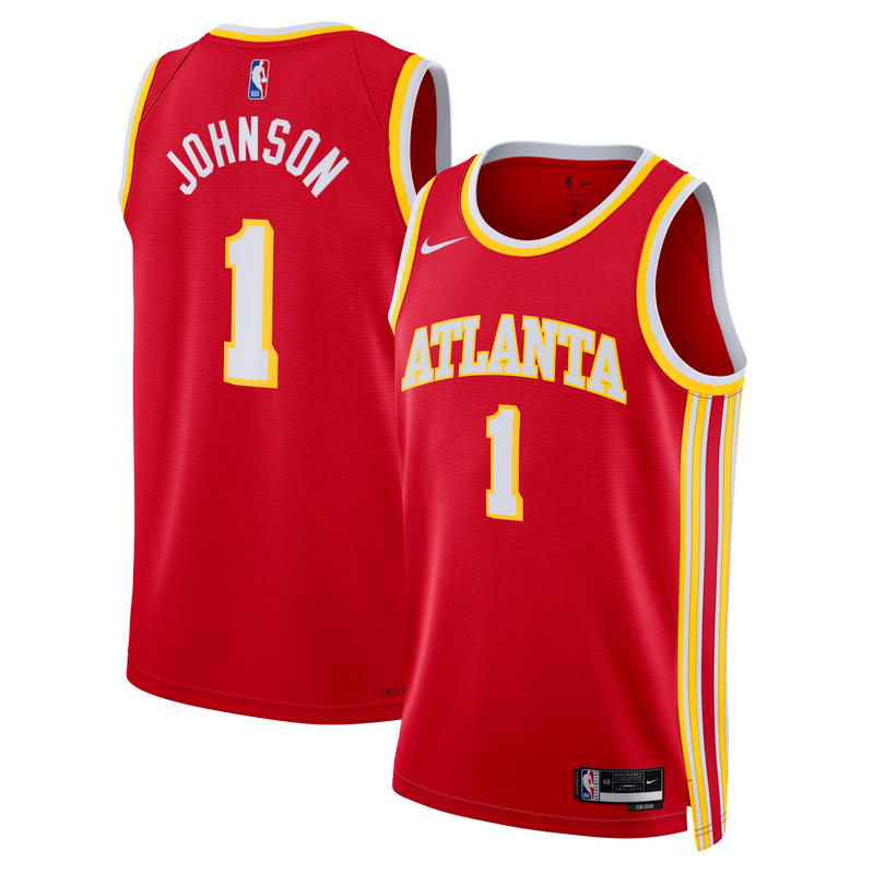 Jalen Johnson Atlanta Hawks Basketball Jersey, Red Swingman Sportswear Jersey Shirt, Sleeveless Athletic Tank Jersey, Casual Gift for Men