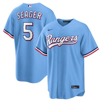Corey Seager Texas Rangers Baseball Jersey, Blue Replica Sportswear Jersey Shirt, Lightweight Breathable Athletic Jersey, Casual Gift for Men