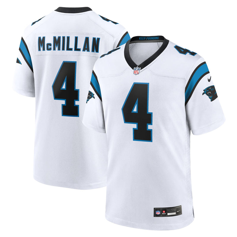 Tetairoa McMillan Carolina Panthers Football Jersey, White Sportswear Jersey Shirt, Lightweight Breathable Athletic Jersey, Casual Gift for Men