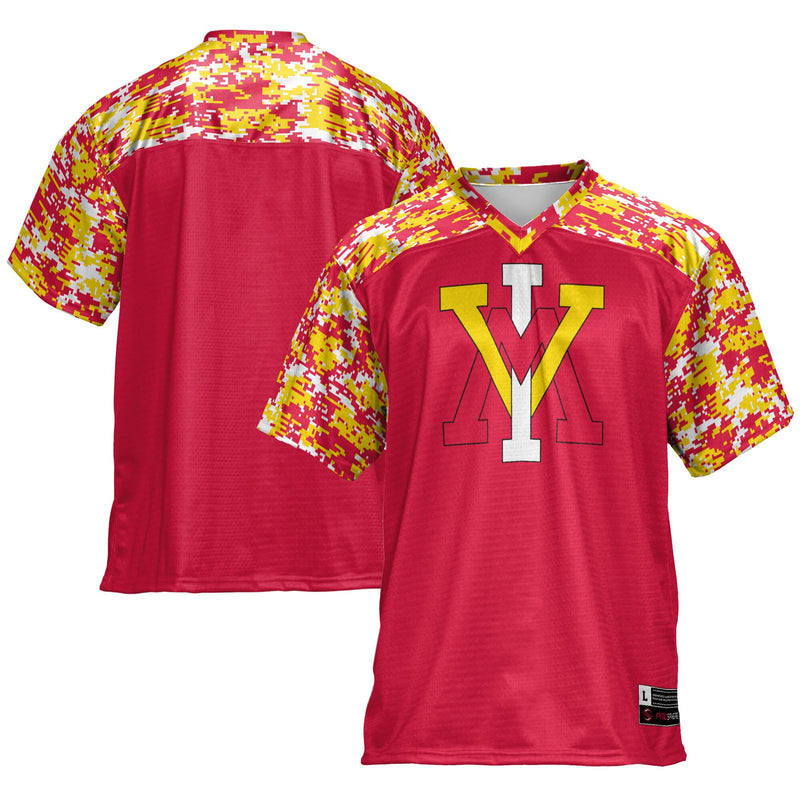 Virginia Military Institute Keydets Football Jersey, Red Sportswear Jersey Shirt, Lightweight Breathable Athletic Jersey, Casual Gift for Men