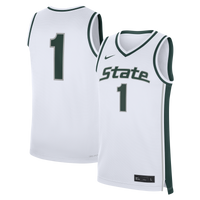 Michigan State Spartans Basketball Jersey, White Replica Alternate Sportswear Jersey Shirt, Sleeveless Athletic Tank Jersey, Casual Gift for Men