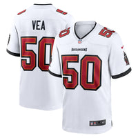 Vita Vea Tampa Bay Buccaneers Football Jersey, White Game Sportswear Jersey Shirt, Lightweight Breathable Athletic Jersey, Casual Gift for Men