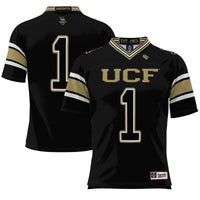 UCF Knights Football Jersey, Black Sportswear Jersey Shirt, Lightweight Breathable Athletic Jersey, Casual Gift for Men, Style 5182317