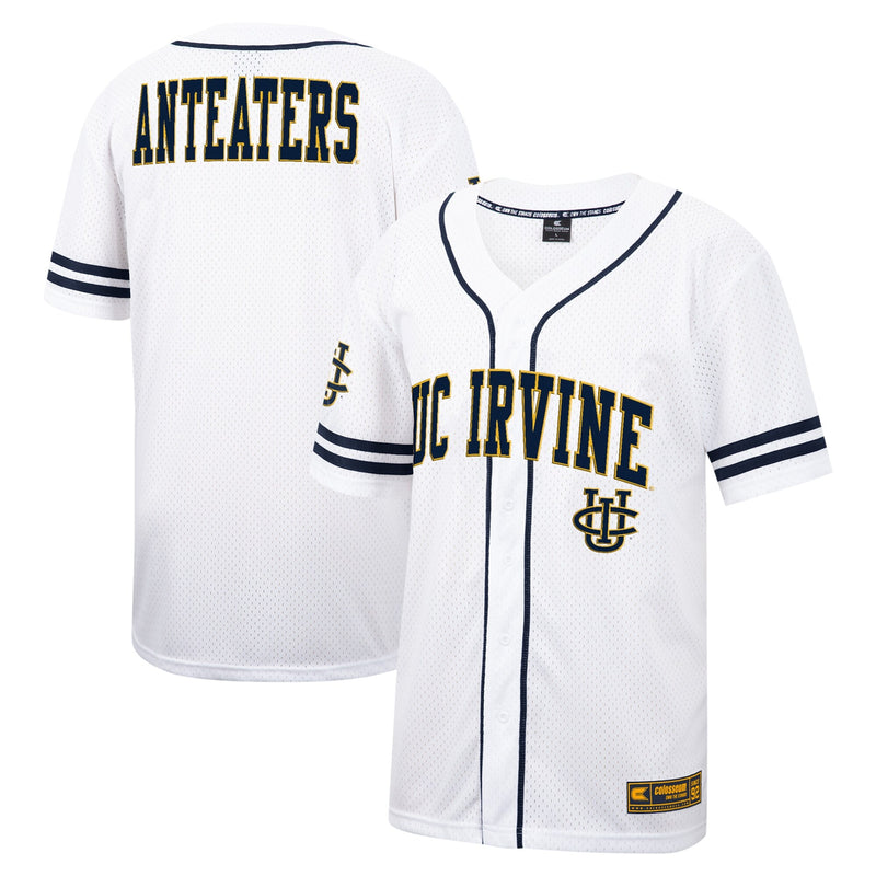 UC Irvine Anteaters Free Baseball Jersey, White Sportswear Jersey Shirt, Lightweight Breathable Athletic Jersey, Casual Gift for Men