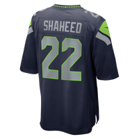 Rashid Shaheed Seattle Seahawks Football Jersey, Navy Game Sportswear Jersey Shirt, Lightweight Breathable Athletic Jersey, Casual Gift for Men