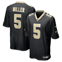 Kendre Miller New Orleans Saints Football Jersey, Black Sportswear Jersey Shirt, Lightweight Breathable Athletic Jersey, Casual Gift for Men