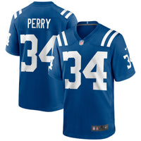 Joe Perry Indianapolis Colts Football Jersey, Royal Game Sportswear Jersey Shirt, Lightweight Breathable Athletic Jersey, Casual Gift for Men
