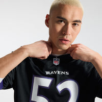 Ray Lewis Baltimore Ravens Football Jersey, Black Game Sportswear Jersey Shirt, Lightweight Breathable Athletic Jersey, Casual Gift for Men